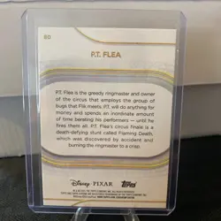 2025 Disney Topps Chrome Pixar P.T. Flea Gold #031/275 A Bug's Life Color Match - Image 2
