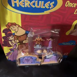 VINTAGE MATTEL DISNEY HERCULES ONCE UPON A TIME LOCKET NEW IN PACKAGE # 67807 - Image 2