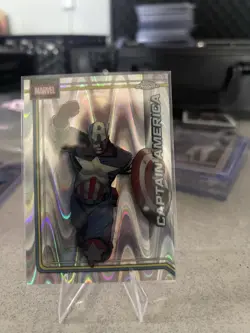Topps 2026 Marvel Topps Chrome Captain America #019 ray wave Trading Card - Image 2