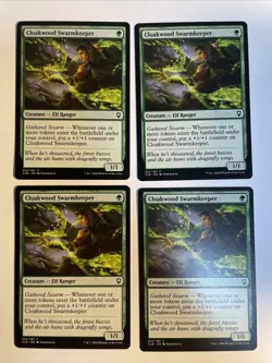 4x Baldur's Gate Cloakwood Swarmkeeper NM/M Magic The Gathering Mtg - Image 1