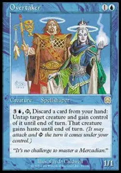 Overtaker - Light Play MTG Mercadian Masques - Image 1