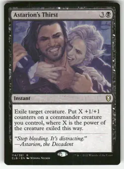 Astarion's Thirst 114 Commander Legends: Battle for Baldur's Gate NM MTG - Image 1
