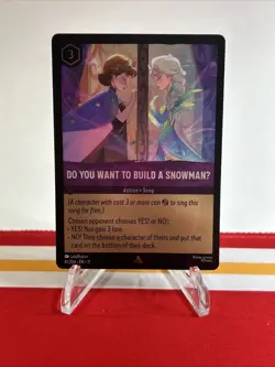 Disney Lorcana Do You Want to Build A Snowman 61/204 Winterspell Rare Foil - Image 1