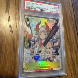 2025 ONE PIECE PROMOS ILLUSTRATION BOX VOL.2 #016 YAMATO PSA 10 - Image 1