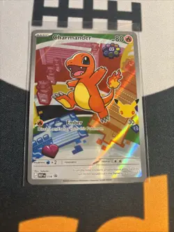 Charmander 038 First Partner Illustration Black Star Promo Pokemon - NM - Image 1