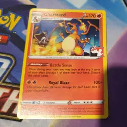 Charizard 025/185 Prize Pack Stamped Series Pokemon TCG Rare Vivid Voltage - Image 1