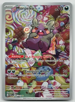 Pokemon Morpeko 206/182 Paradox Rift Illustration Rare Holo NM - Image 1