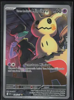 Team Rocket's Mimikyu 238/217 Illustration Rare Ascended Heroes Pokemon Holo NM - Image 1