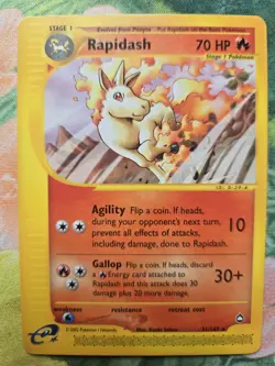 Rapidash - AQ: Aquapolis (31/147) WotC e-Reader Rare Pokemon Card LP - Image 1