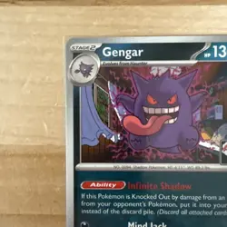🔥Pokemon TCG Gengar 050/088 Pokemon Play Stamped English Card NM 🔥🔥 - Image 2