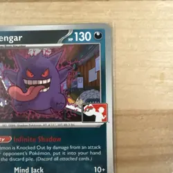 🔥Pokemon TCG Gengar 050/088 Pokemon Play Stamped English Card NM 🔥🔥 - Image 3