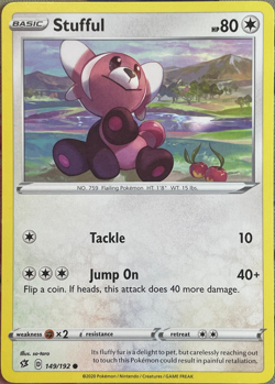 Stufful - 149/192 - Rebel Clash Pokemon 2020 - Image 1