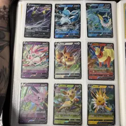 Eevee Evolutions V Promo Complete SWSH 9 Card Set Eeveelutions Pokemon TCG - Image 1