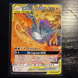 Moltres & Zapdos & Articuno GX 44/68 Hidden Fates Ultra Rare Holo Pokemon Card - Image 1