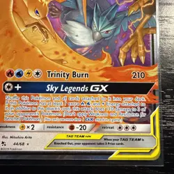 Moltres & Zapdos & Articuno GX 44/68 Hidden Fates Ultra Rare Holo Pokemon Card - Image 5
