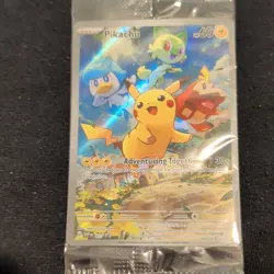 Pokemon TCG Pikachu 027/SV-P SV Scarlet & Violet Promo Holo English 2023 - Image 1