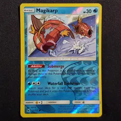 Magikarp 17/111 Reverse Holo Common Crimson Invasion Pokemon Lightly Played - Image 1