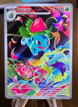 Ivysaur Illustration Rare 134/132 Mega Evolution Pokemon Card Holo NM - Image 1