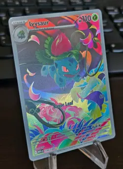Ivysaur Illustration Rare 134/132 Mega Evolution Pokemon Card Holo NM - Image 4