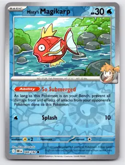 2025 POKEMON MISTY'S MAGIKARP DESTINED RIVALS 048/182 REVERSE HOLO COMMON NM - Image 1