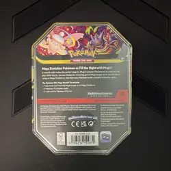 Pokemon TCG Mega Moonlit Tin Mega Clefable ex 40ct Standard 6+ MPN 10-10389-120 - Image 2