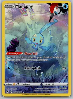 Manaphy GG06/GG70 - Galarian Gallery - NM - Crown Zenith - Pokemon TCG - Image 1
