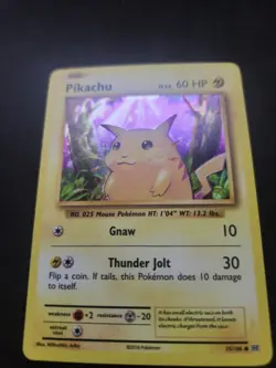Pikachu Holo 35/108 Evolutions 2016 Pokemon Card NM - Image 3