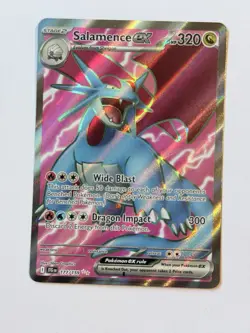 Pokemon TCG Journey Together Salamence ex 177/159 Ultra Rare Holo - Image 1
