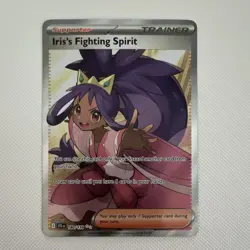 Pokemon TCG Iris's Fighting Spirit 180/159 Sv09 Ultra Rare FA Holo EN - Image 1