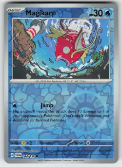 Magikarp 044/198 Common Scarlet & Violet Pokemon Reverse Holo Near Mint - Image 1