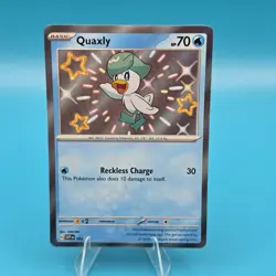 Pokemon Quaxly 082 Sv: Scarlet & Violet Promo Cards Holo - Image 1