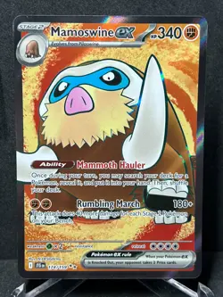 Pokemon Mamoswine ex 74/159 Journey Together Near Mint - Image 1