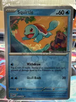 Sealed Squirtle Pokemon Center Exclusive 007/165 Pokemon TCG Promo Near Mint - Image 1