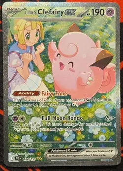 Lillie's Clefairy ex NM SIR 184/159 Journey Together Pokemon TCG Mint! - Image 1
