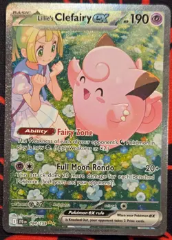 Lillie's Clefairy ex NM SIR 184/159 Journey Together Pokemon TCG Mint! - Image 2