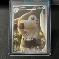 Pokemon TCG Furret Card Journey Together Illustration, Rare, 168/159 NM - Image 1