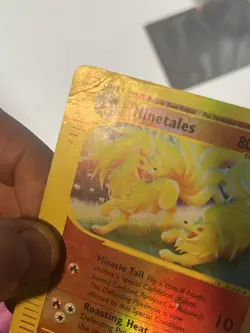 Pokemon TCG 2002 Aquapolis Ninetales Reverse Holo Rare Card 25/147 - Image 3