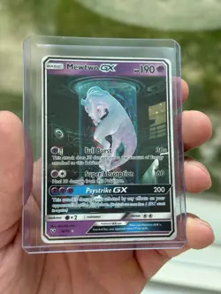 2017 Pokemon Shining Legends Mewtwo #78/73 DAMAGED - Image 1