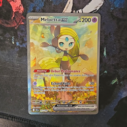 The Pokemon Company Meloetta ex Sv: Black Bolt Holo SIR 167/086 200 HP Linne EN - Image 1