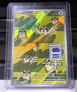 The Pokemon Company Pidgey Illustration Rare Holo 207/197 SV03 EN 2023 - Image 1