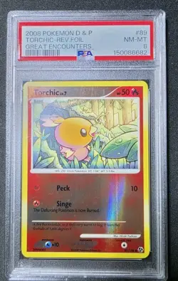 Pokemon - Torchic Reverse Holo - Great Encounters #89 - PSA 8 - Image 1