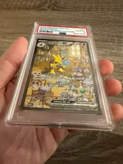 2023 POKEMON MEW-EN 151 ALAKAZAM EX 201/165 SPECIAL ILLUSTRATION RARE SIR PSA 10 - Image 5