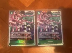 One Piece The Azure Sea’s Seven Perona OP14-033 SR X 2 - Image 1