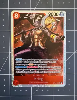 Krieg OP15-008 SR Adventure On Kami’s Island One Piece Card Game English SR - Image 1