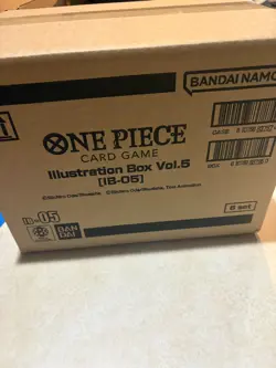 One Piece Card Game ILLUSTRATION BOX Vol 5 (IB-05) NEW SEALED case of 6 - Image 1