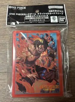 One Piece Card Official Sleeve Ace 70 Sleeves Store Edition Vol. 5 Japanese NEW - Image 1