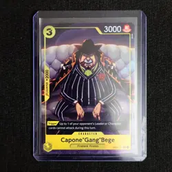 One Piece: Yellow English [ Capone "Gang" Bege ] OP04-100 Foil Alt Alternate Art - Image 1