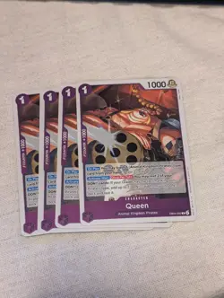 4x Queen EB04-032 R | Playset | The Azure Sea's Seven | One Piece TCG | English - Image 1