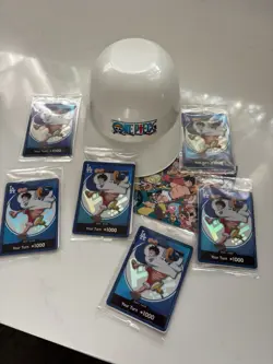 2026 DODGERS X ONE PIECE MONKEY D. LUFFY PROMO CARD IN HAND 7/2 - Image 2