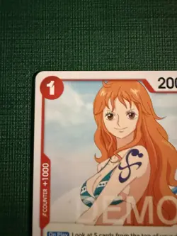 One piece TCG Romance Dawn Op01 Nami Promo Demo Version Not tournament Legal - Image 3